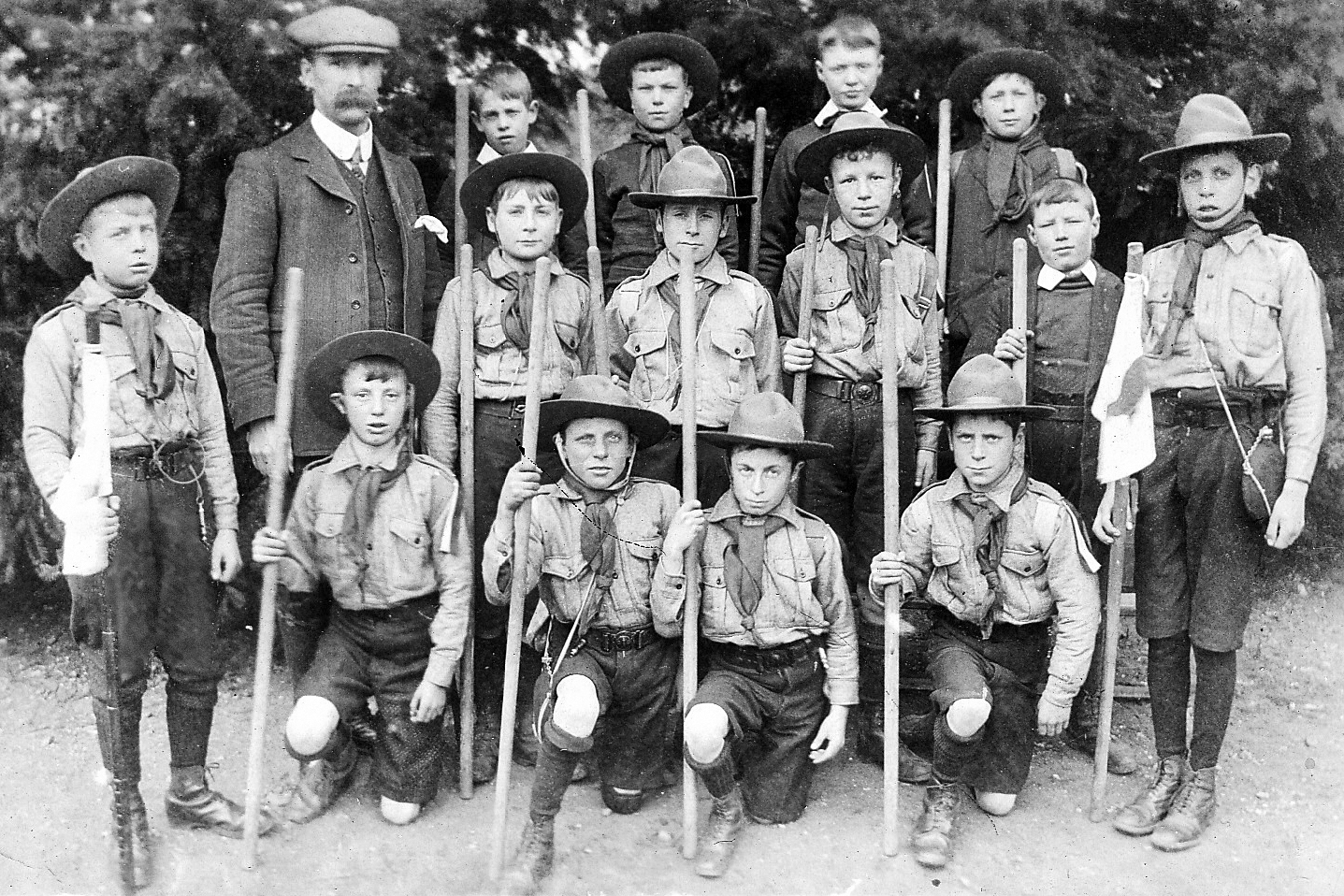 5th Farnham Scouts in 1929-1930 by FW Goodchild